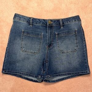D.Jeans Denim Front Pocket Shorts